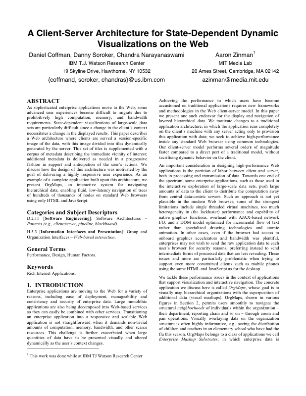 Dynamic Visualizations